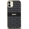 Apple iPhone 11 / XR DKNY dėklas IML Mono & Stripe MagSafe (DKHMN61HRHSEK) juodos spalvos