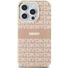 Apple iPhone 13 Pro DKNY dėklas IML Mono & Stripe MagSafe (DKHMP13LHRHSEP) rožinės spalvos