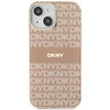 Apple iPhone 13 / 14 / 15 DKNY dėklas IML Mono & Stripe MagSafe (DKHMP14SHRHSEP) rožinės spalvos