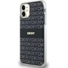 Apple iPhone 11 / XR DKNY dėklas IML Mono & Stripe MagSafe (DKHMN61HRHSEK) juodos spalvos