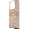 Apple iPhone 13 Pro DKNY dėklas IML Mono & Stripe MagSafe (DKHMP13LHRHSEP) rožinės spalvos