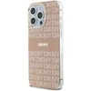 Apple iPhone 15 Pro Max DKNY dėklas IML Mono & Stripe MagSafe (DKHMP15XHRHSEP) rožinės spalvos