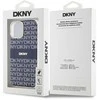 Apple iPhone 13 / 14 / 15 DKNY dėklas IML Mono & Stripe MagSafe (DKHMP15SHRHSEB) mėlynos spalvos