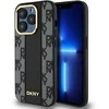 Apple iPhone 15 Pro DKNY Hardcase Leather Checkered Mono Pattern MagSafe (DKHMP15LPCPVSLK) dėklas telefonui juodos spalvos