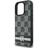 Apple iPhone 16 Pro DKNY Checkered Pattern & Printed Stripes (DKHCP16LPCPTSSK) dėklas telefonui juodos spalvos