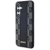 Samsung Galaxy S24 Plus DKNY Hardcase Leather Checkered Mono Pattern MagSafe (DKHMS24MPCPVSLK) dėklas telefonui juodos spalvos