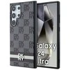 Samsung Galaxy S24 Ultra DKNY Odinis Dėklas Checkered Mono Pattern & Printed Stripes (DKHCS24LPCPTSSK) juodos spalvos