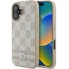 Apple iPhone 16 DKNY Checkered Pattern & Printed Stripes (DKHCP16SPCPTSSP) dėklas telefonui rožinės spalvos