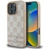 Apple iPhone 16 Pro DKNY Checkered Pattern & Printed Stripes (DKHCP16LPCPTSSP) dėklas telefonui rožinės spalvos