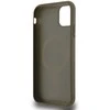 DKNY PU Leather Repeat Pattern Bottom Stripe MagSafe dėklas telefonui Apple iPhone 11 rudos spalvos