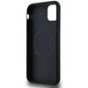 DKNY PU Leather Repeat Pattern Bottom Stripe MagSafe dėklas telefonui Apple iPhone 11 juodos spalvos