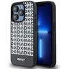 Apple iPhone 15 Pro DKNY odinis dėklas Printed Pattern Metal Logo MagSafe (DKHMP15LPSOSPK) juodos spalvos