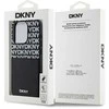DKNY PU Leather Repeat Pattern Card Pocket dėklas telefonui Apple iPhone 14 Pro Max juodos spalvos