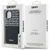 DKNY PU Leather Repeat Pattern Card Pocket dėklas telefonui Apple iPhone 15 juodos spalvos