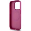 Apple iPhone 15 Pro Max DKNY odinis dėklas Monogram Pattern Metal Logo MagSafe (DKHMP15XPSHRPSP) rožinės spalvos