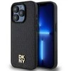 Apple iPhone 14 Pro Max DKNY odinis dėklas Monogram Pattern Metal Logo MagSafe (DKHMP14XPSHRPSK) juodos spalvos