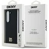 DKNY PU Leather Repeat Pattern Stack Logo MagSafe Samsung Galaxy Z Fold6 dėklas telefonui juodos spalvos