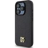 Apple iPhone 13 Pro DKNY odinis dėklas Pattern Metal Logo MagSafe (DKHMP13LPSHRPSK) juodos spalvos