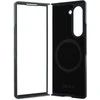 DKNY PU Leather Repeat Pattern Stack Logo MagSafe Samsung Galaxy Z Fold6 dėklas telefonui juodos spalvos