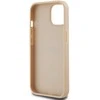 Apple iPhone 13 / 14 / 15 DKNY odinis dėklas Mono Stripe &amp; Metal Logo (DKHCP15SPRTHSLP) rožinės spalvos