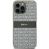 Apple iPhone 15 Pro Max DKNY dėklas odinis Mono Stripe & Metal Logo (DKHCP15XPRTHSLE) beige