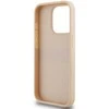 Apple iPhone 15 Pro Max DKNY odinis dėklas Mono Stripe & Metal Logo (DKHCP15XPRTHSLP) rožinės spalvos