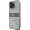 Apple iPhone 15 Pro Max DKNY dėklas odinis Mono Stripe & Metal Logo (DKHCP15XPRTHSLE) beige