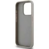 Apple iPhone 15 Pro DKNY odinis dėklas Mono Stripe & Metal Logo (DKHCP15LPRTHSLE) beige