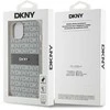 Apple iPhone 13 / 14 / 15 DKNY odinis dėklas Mono Stripe & Metal Logo (DKHCP14SPRTHSLE) beige
