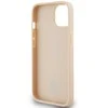 Apple iPhone 13 / 14 / 15 DKNY odinis dėklas Mono Stripe & Metal Logo (DKHCP14SPRTHSLP) rožinės spalvos