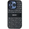 Apple iPhone 15 Pro DKNY odinis dėklas Mono Stripe & Metal Logo (DKHCP15LPRTHSLK) juodos spalvos