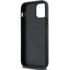 DKNY PU Leather Sidabrinis Metal Logo Magsafe dėklas telefonui Apple iPhone 12/12 Pro pilkos spalvos
