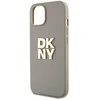 Dėklas DKNY DKHCP15SPBSWSE Apple iPhone 15 / 14 / 13 6.1″ beige hardcase with Wrist Strap and Stock Logo