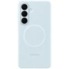 Samsung Galaxy S26+ silikoninis magnetinis dėklas su šviesa Mėlyna