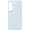 Samsung Galaxy S26 Ultra silikoninis magnetinis dėklas su šviesa Mėlyna