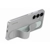 Dėklas EF-GS931CJE Samsung Standing Grip Cover for Galaxy S25 Gray (Damaged Package) (Pažeista pakuotė)