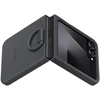 Dėklas EF-PF741TBE Samsung Silicone Cover with Ring for Galaxy Z Flip 6/7 FE Juodas (Damaged Package) (Pažeista pakuotė)
