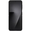 Dėklas EF-PF741TBE Samsung Silicone Cover with Ring for Galaxy Z Flip 6/7 FE Juodas (Damaged Package) (Pažeista pakuotė)