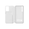 ZA556CWEGWW Smart View piniginės dėklas, skirtas Samsung Galaxy A55 Baltas (Baltas)