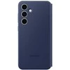Telefono dėklas Samsung Galaxy S24 FE Smart View, mėlynas