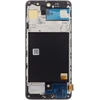 For_Samsung LCD display + Touch Unit + Front Cover for Samsung A515 Galaxy A51 Juodas TFT