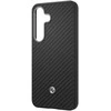 Dėklas GP-FPS931PGA Samsung by Spigen Enzo Aramid Magnetic Cover for Galaxy S25 Juodas Sidabrinis (Damaged Package) (Pažeista pakuotė)