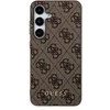 Samsung Galaxy A35 5G Guess Hard Dėklas 4G Metal Gold Logo (GUOHCSA35G4GFBR) rudos spalvos
