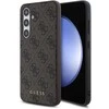GUESS dėklas skirtas Samsung Galaxy S24 FE GUHCS24FEG4GFBR (HC PU 4G Metal Logo) rudos spalvos