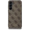 Samsung Galaxy A35 5G Guess Hard Dėklas 4G Metal Gold Logo (GUOHCSA35G4GFBR) rudos spalvos