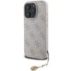Guess 4G Charm dėklas skirtas Apple iPhone 16 Pro Max Tone on Tone Rožinė