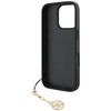 Guess 4G Charm Apple iPhone 16 Pro Max Tone on Tone dėklas telefonui pilkos spalvos