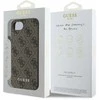 Guess 4G Charm dėklas skirtas Apple iPhone 16e Tone on Tone Brown