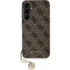 Samsung Galaxy A35 5G Guess dėklas 4G Charms Collection (GUHCSA35GF4GBR) rudos spalvos