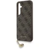Samsung Galaxy A35 5G Guess dėklas 4G Charms Collection (GUHCSA35GF4GBR) rudos spalvos
